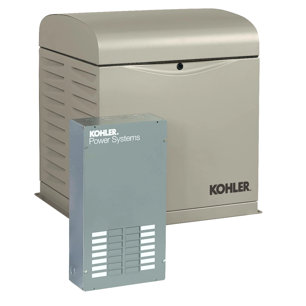 Kohler Power Systems generator unit with automatic transfer switch