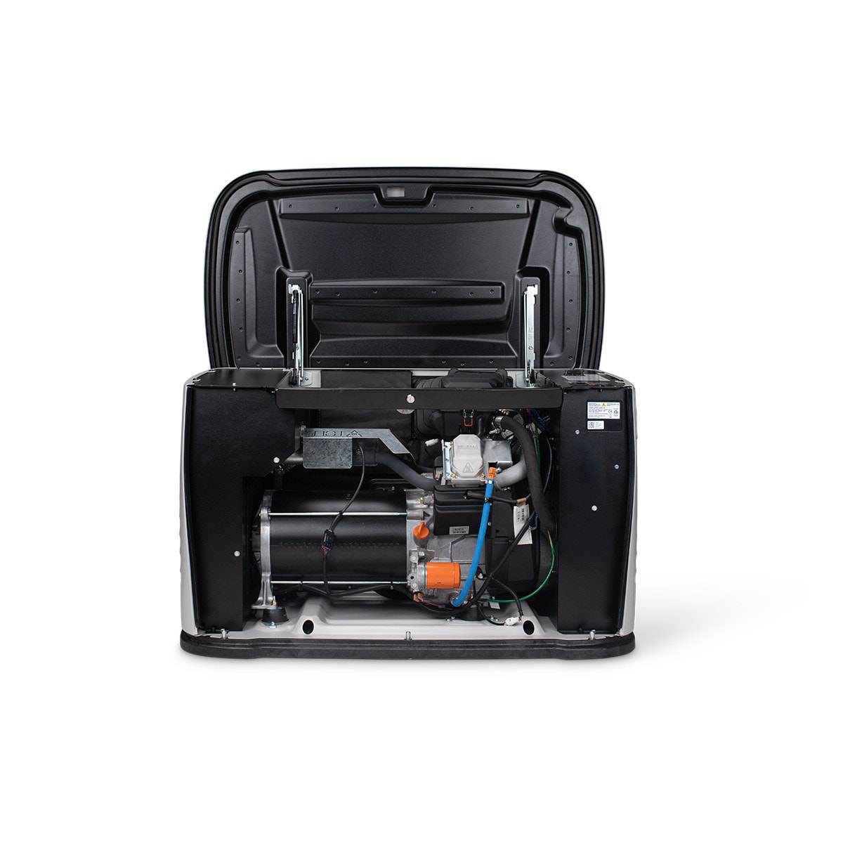 Generac NextGen generator interior — front view showing G-Force engine